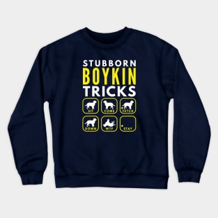 Stubborn Boykin Tricks - Dog Training Crewneck Sweatshirt